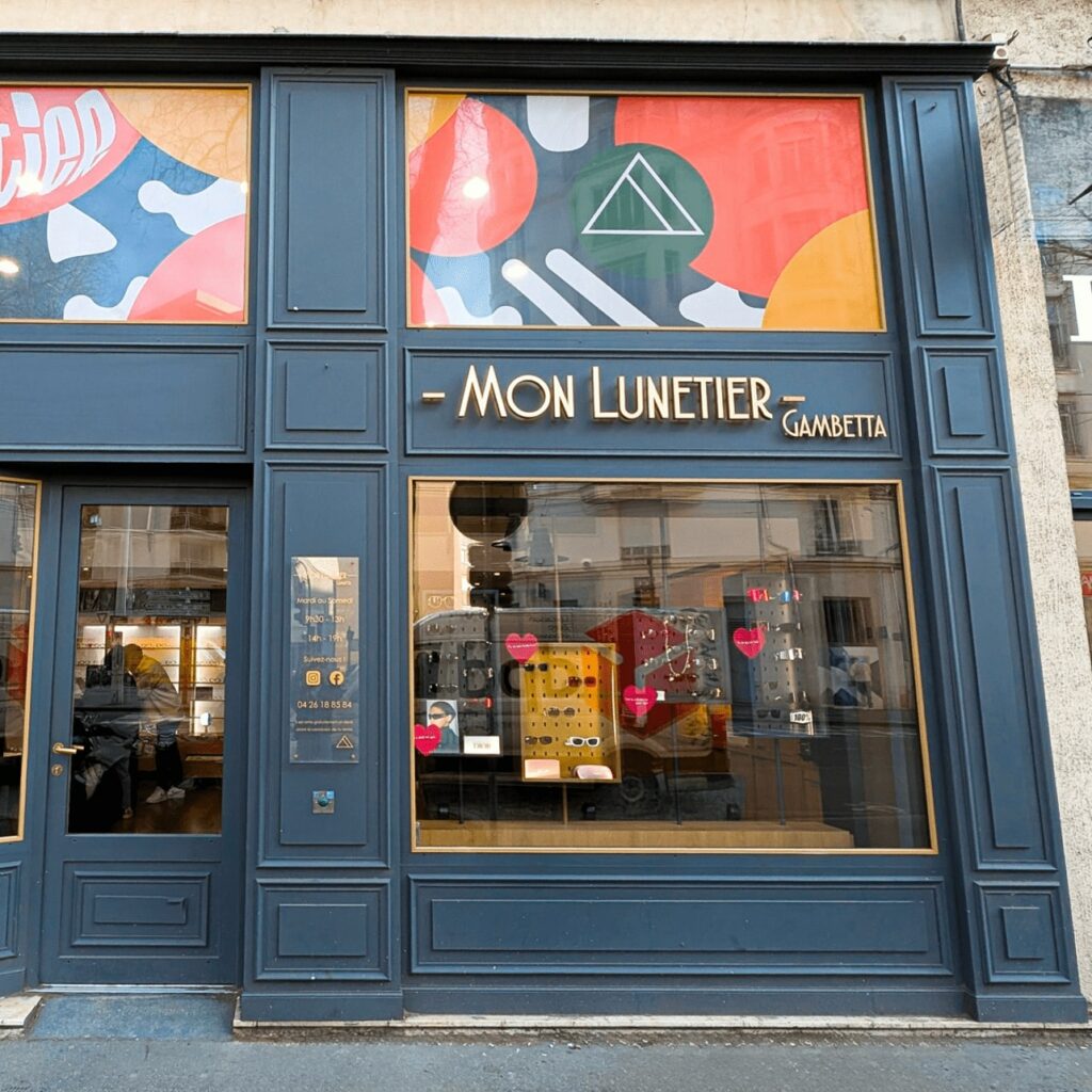Façade 2 du magasin opticien lyon 3 monlunetier gambetta